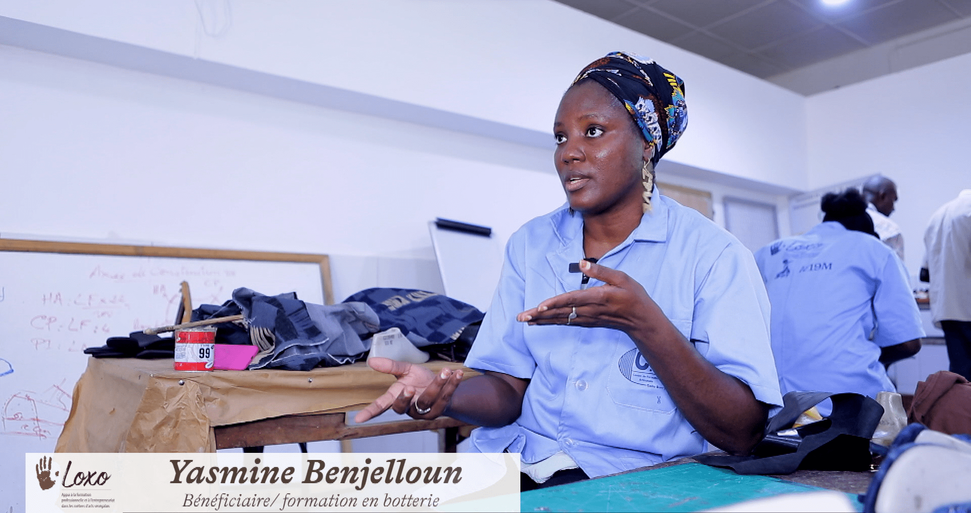 #Storytelling : YASMINE BENGELLOUNE bénéficiaire de formation en botterie/cordonnerie